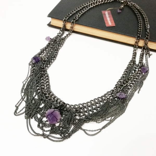 Amethyst Statement Necklace