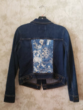Load image into Gallery viewer, Reworked Denim Jacket - Embroidered Floral
