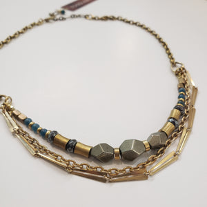 Trio Protection Collar - Pyrite, Apatite