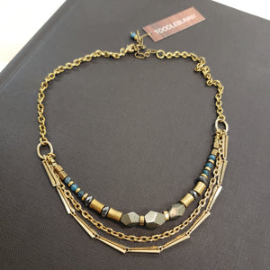 Trio Protection Collar - Pyrite, Apatite