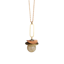 Load image into Gallery viewer, Saturna Sphere pendant necklace - Golden Rutilated Quartz
