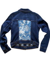 Load image into Gallery viewer, Reworked Denim Jacket - Embroidered Floral
