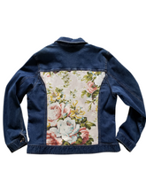 Load image into Gallery viewer, Reworked Denim Jacket - 40s Floral
